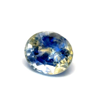 1.50 ct Oval Blue and Yellow Bicolour Sapphire