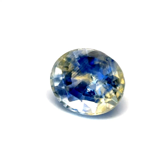1.50 ct Oval Blue and Yellow Bicolour Sapphire