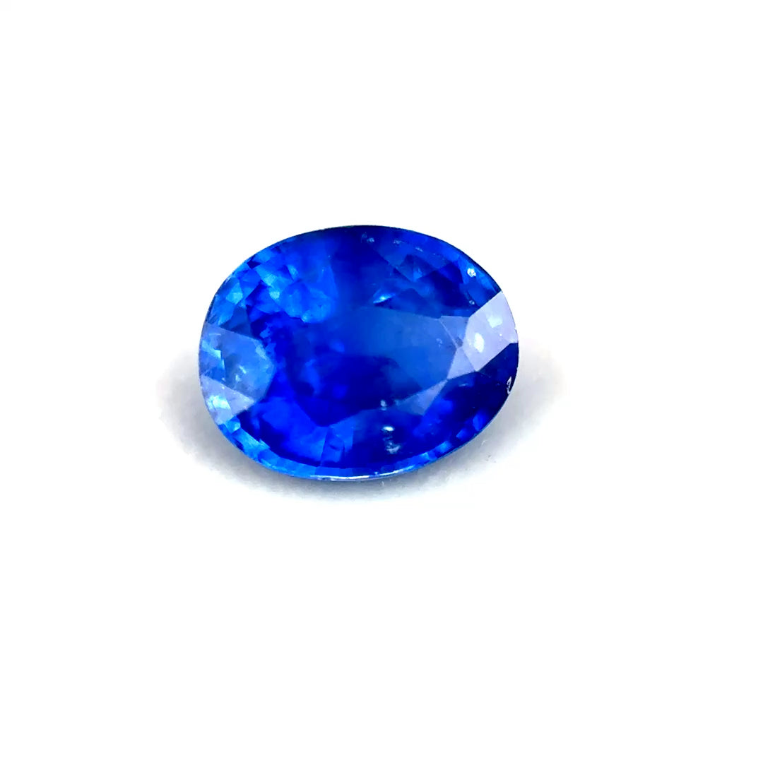 1.01ct Oval Cornflower Blue Heated Sapphire