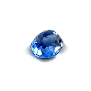 1.02 ct Oval Cornflower Blue Unheated Sapphire