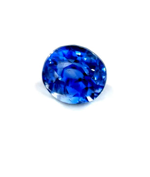 1.02 ct Oval Cornflower Blue Unheated Sapphire