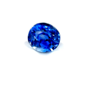 1.02 ct Oval Cornflower Blue Unheated Sapphire