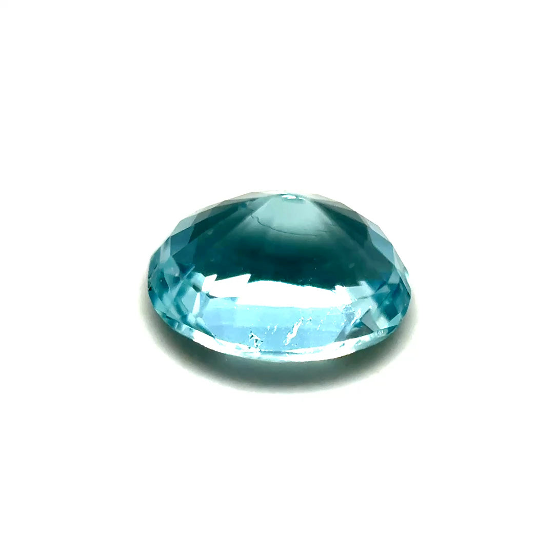 1.02 ct Oval Pale Blue Aquamarine