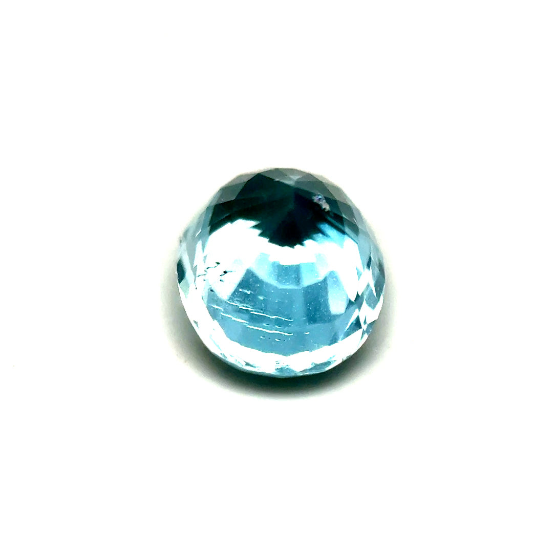 1.02 ct Oval Pale Blue Aquamarine