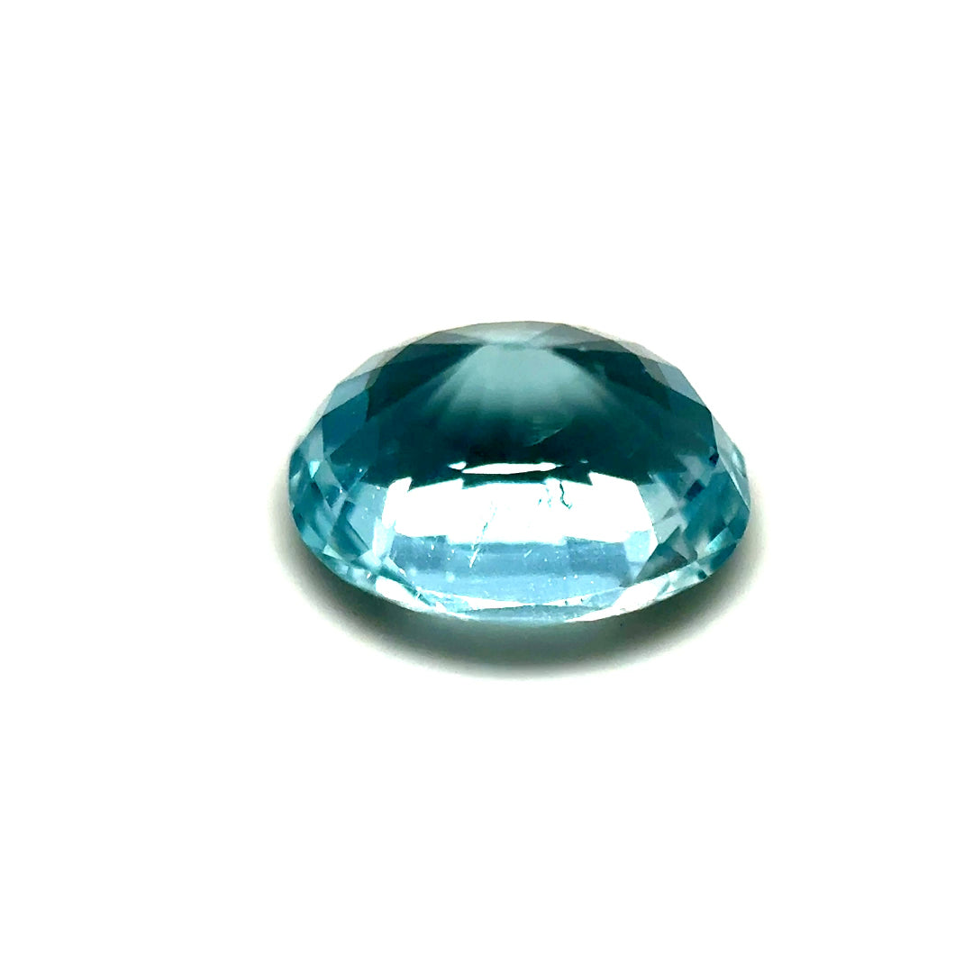 1.02 ct Oval Pale Blue Aquamarine