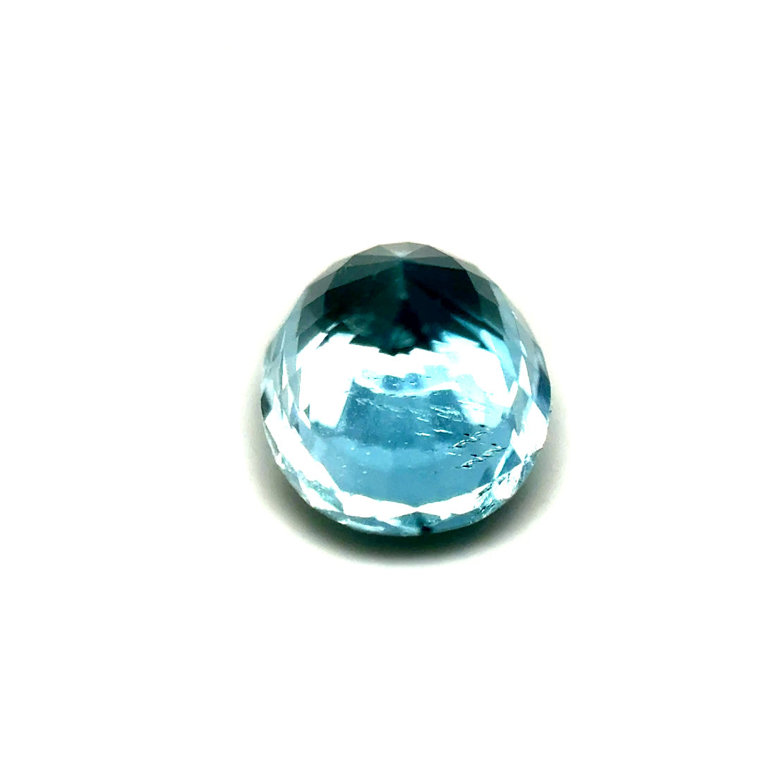 1.02 ct Oval Pale Blue Aquamarine