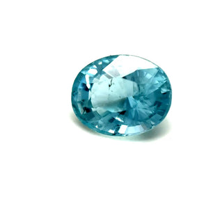 1.02 ct Oval Pale Blue Aquamarine