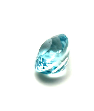 1.02 ct Oval Pale Blue Aquamarine