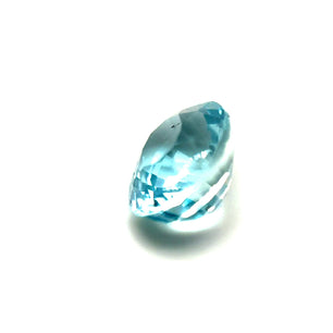 1.02 ct Oval Pale Blue Aquamarine