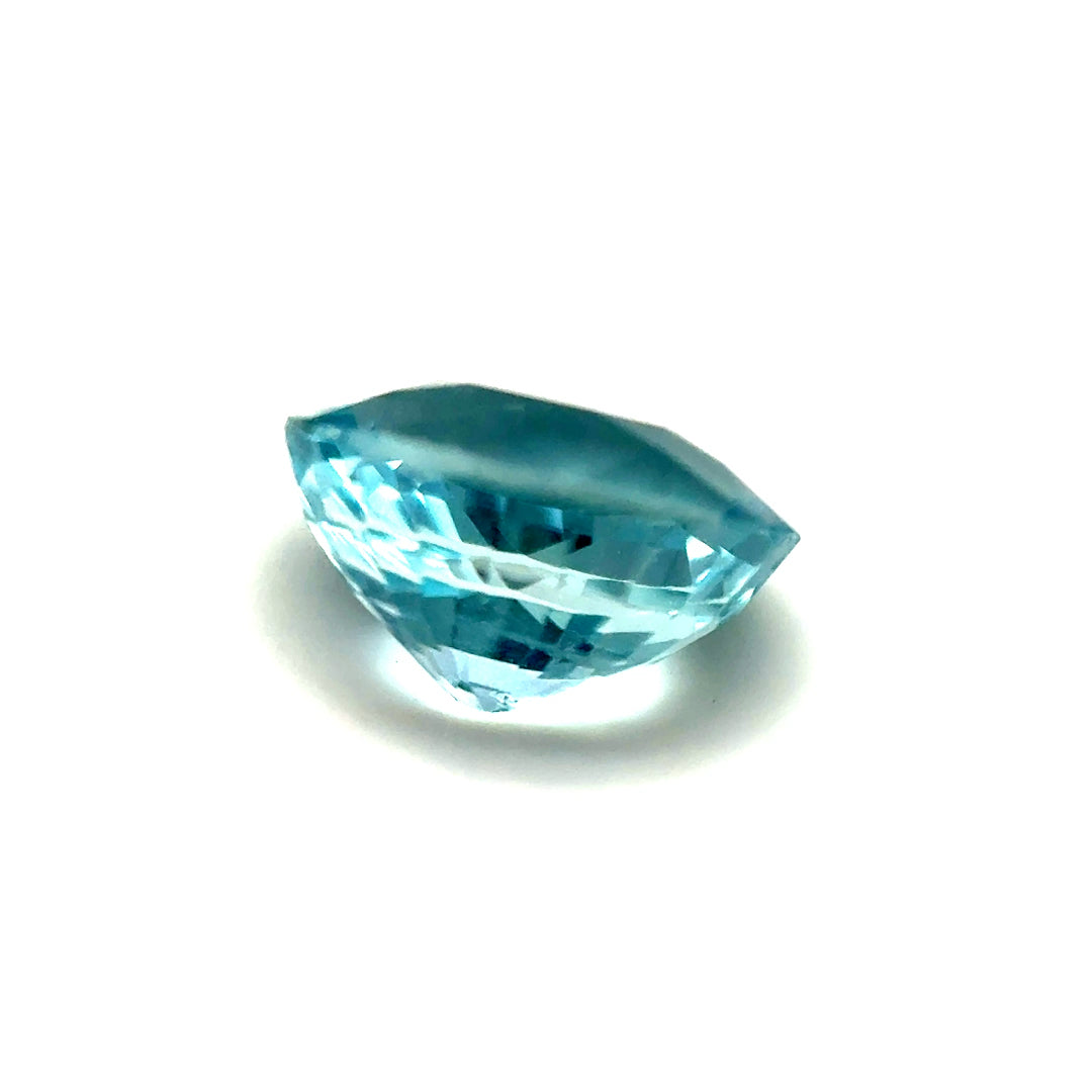 1.02 ct Oval Pale Blue Aquamarine