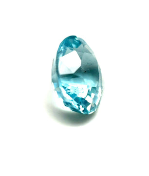 1.02 ct Oval Pale Blue Aquamarine