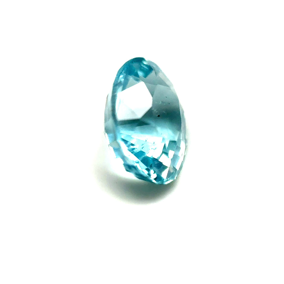 1.02 ct Oval Pale Blue Aquamarine