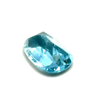 1.04 ct Rectangular Pale Blue Aquamarine