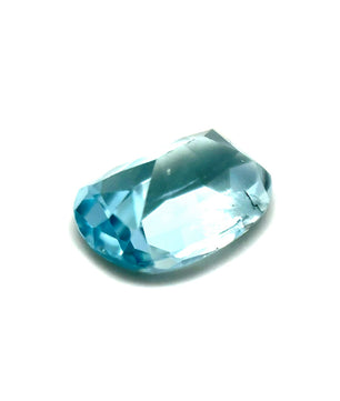 1.04 ct Rectangular Pale Blue Aquamarine