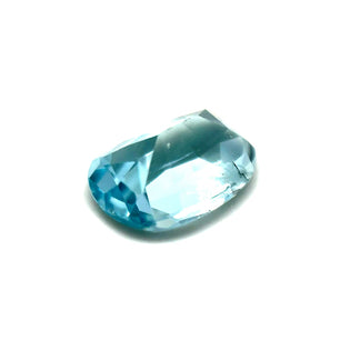 1.04 ct Rectangular Pale Blue Aquamarine