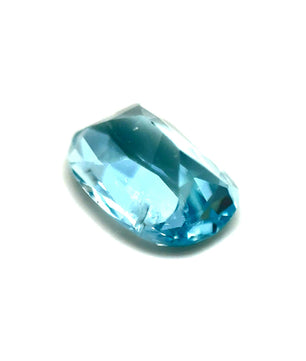 1.04 ct Rectangular Pale Blue Aquamarine