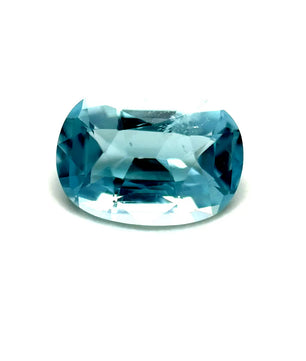 1.04 ct Rectangular Pale Blue Aquamarine