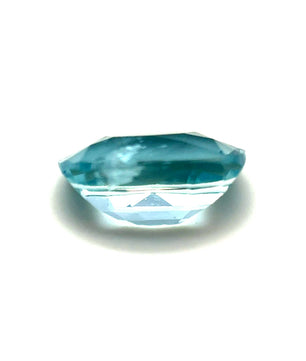 1.04 ct Rectangular Pale Blue Aquamarine
