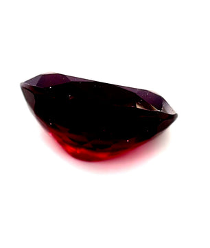 6.46 ct Oval Red Rhodolite Garnet
