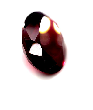 6.46 ct Oval Red Rhodolite Garnet
