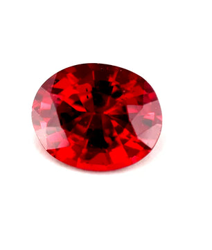 1.88 ct Oval Red Rhodolite