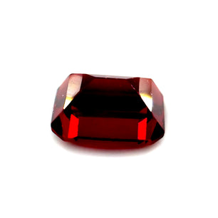3.14 ct Octagonal Red Rhodolite Garnet