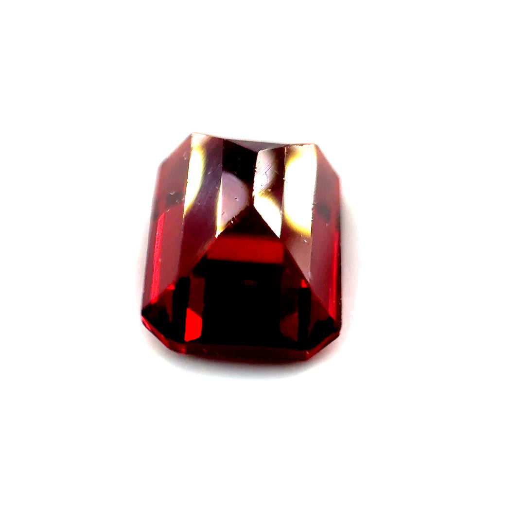 3.14 ct Octagonal Red Rhodolite Garnet