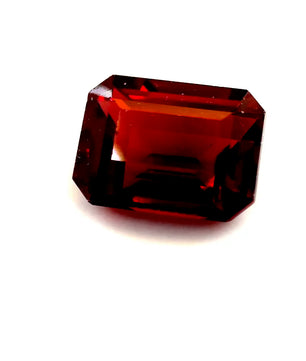 3.14 ct Octagonal Red Rhodolite Garnet