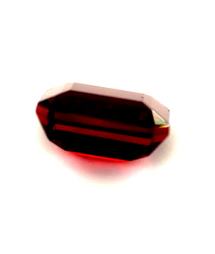 3.14 ct Octagonal Red Rhodolite Garnet