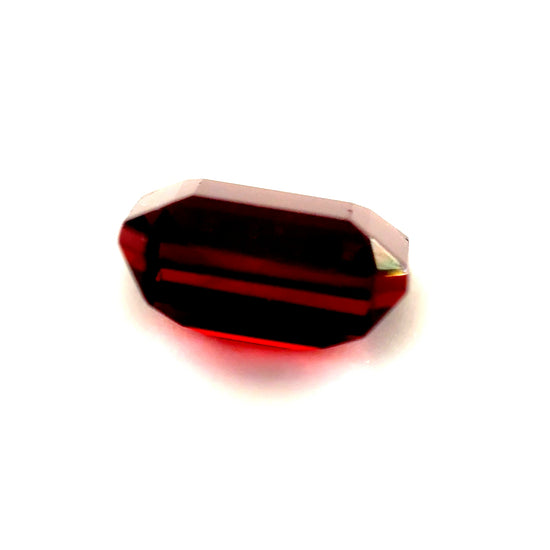 3.14 ct Octagonal Red Rhodolite Garnet