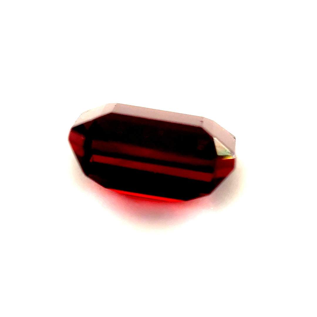 3.14 ct Octagonal Red Rhodolite Garnet