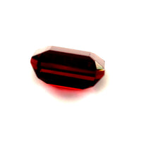3.14 ct Octagonal Red Rhodolite Garnet