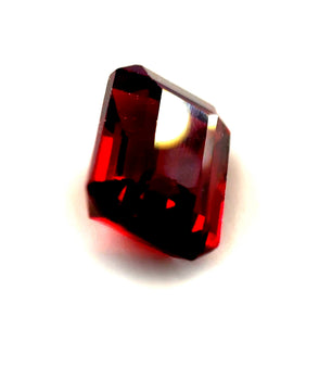 3.14 ct Octagonal Red Rhodolite Garnet