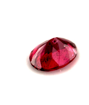 1.45 ct Oval Purplish-Red Rhodolite