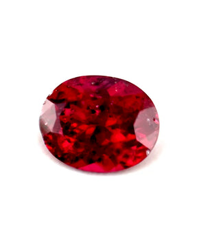 1.45 ct Oval Purplish-Red Rhodolite