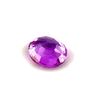 0.81ct Oval Reddish-Pink Sapphire