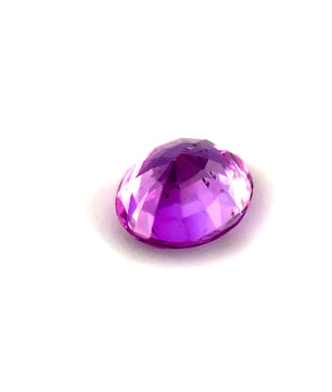0.81ct Oval Reddish-Pink Sapphire