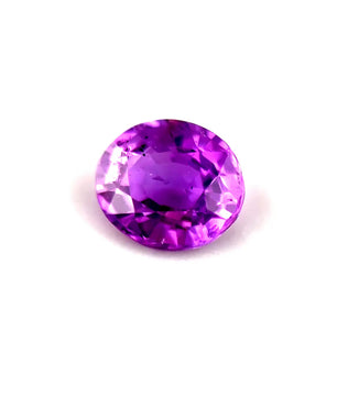 0.81ct Oval Reddish-Pink Sapphire