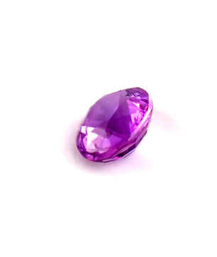 0.81ct Oval Reddish-Pink Sapphire