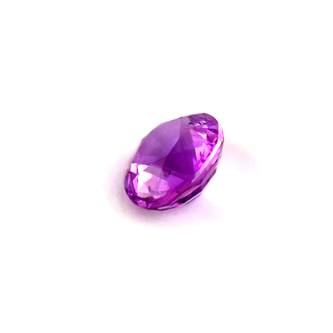 0.81ct Oval Reddish-Pink Sapphire