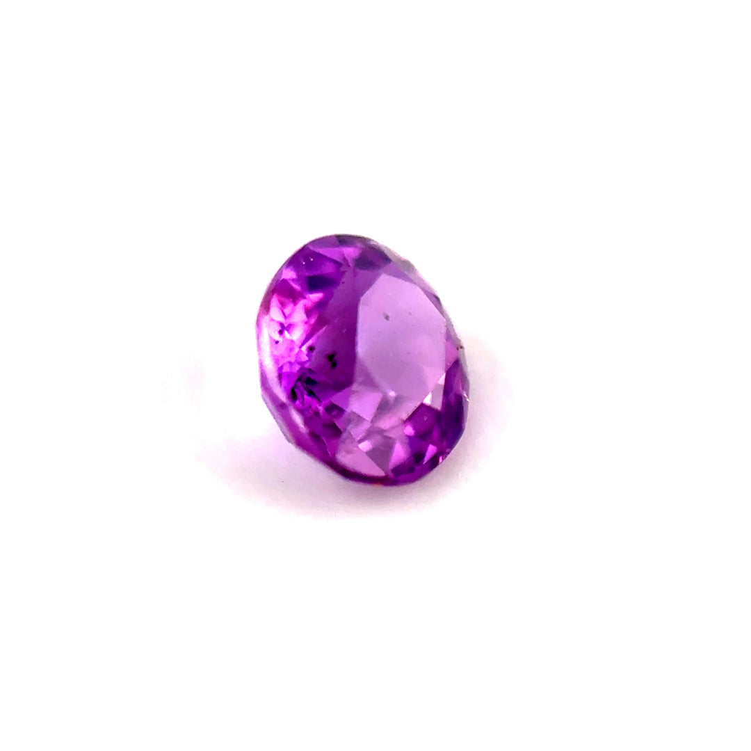 0.81ct Oval Reddish-Pink Sapphire