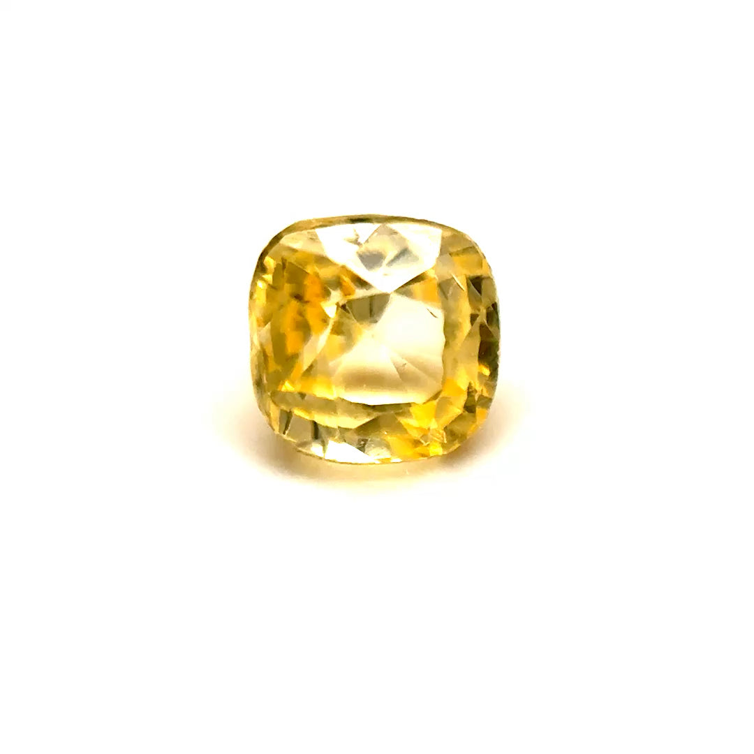 0.96 ct Rectangular Vivid Yellow Sapphire