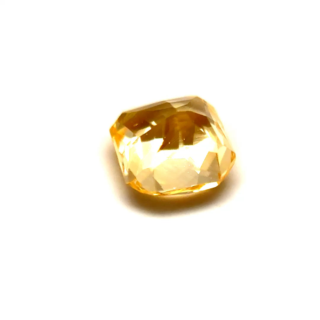 1.23 ct Octagonal Yellow Sapphire