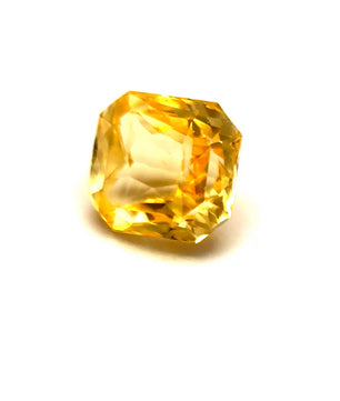 1.23 ct Octagonal Yellow Sapphire