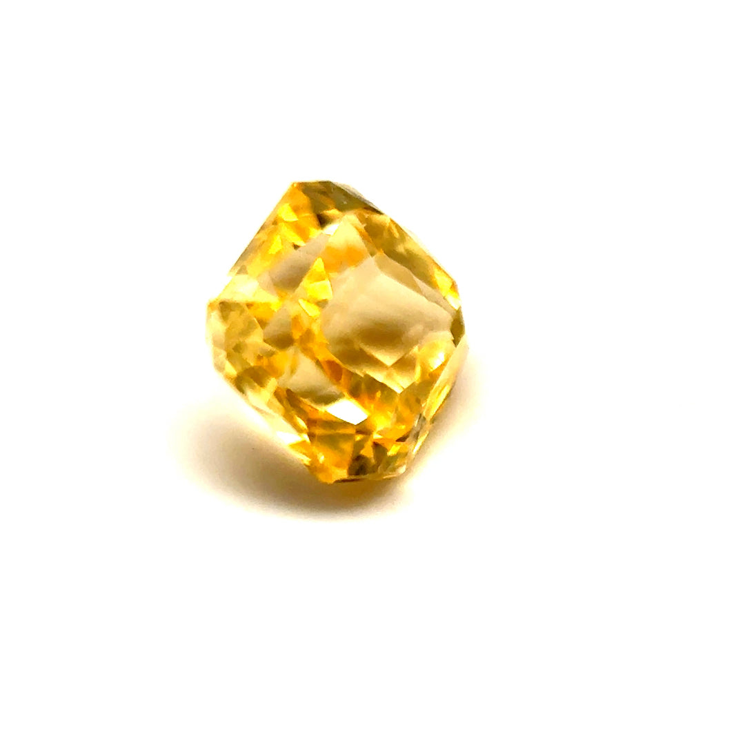 1.23 ct Octagonal Yellow Sapphire