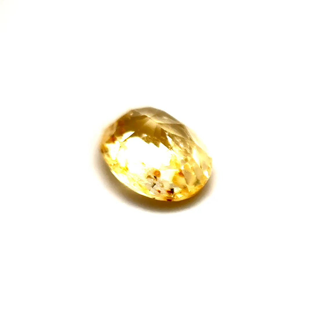 0.80 ct Oval Vivid Yellow Sapphire
