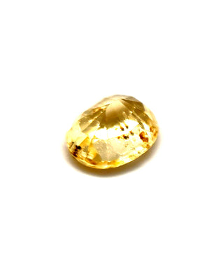 0.80 ct Oval Vivid Yellow Sapphire