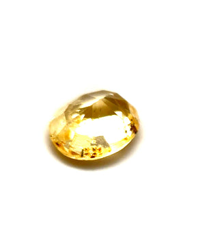 0.80 ct Oval Vivid Yellow Sapphire