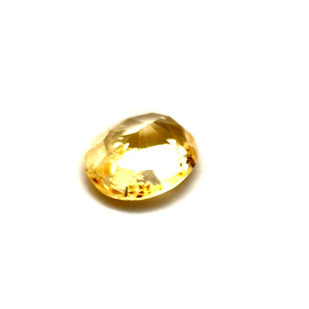 0.80 ct Oval Vivid Yellow Sapphire