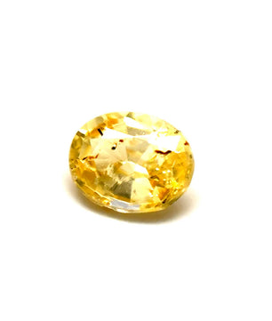 0.80 ct Oval Vivid Yellow Sapphire